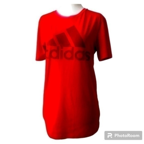 ADIDAS CLIMALITE Polyester T-Shirt - Picture 1 of 5